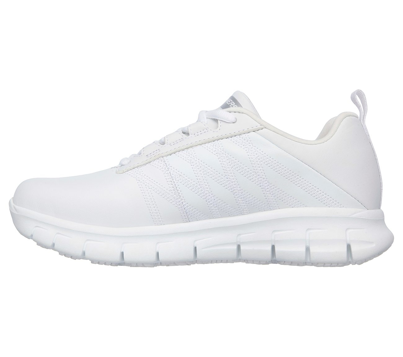 Skechers Women Work Relaxed Fit: Sure Track - Erath White