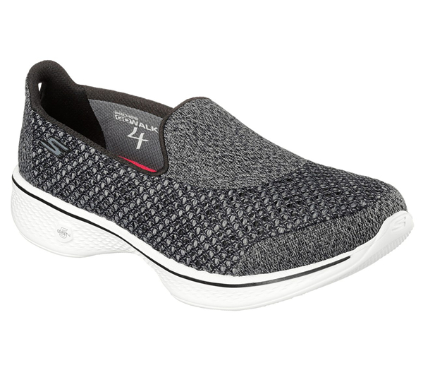 Skechers Women GOwalk 4 - Kindle Black/White