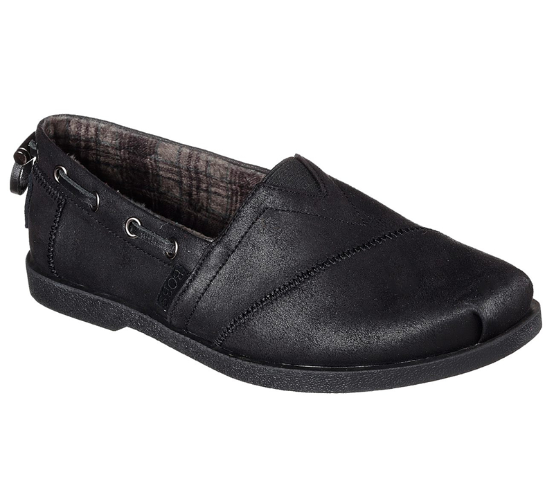 Skechers Women Bobs Chill Luxe - Buttoned Up Black