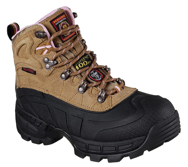 Skechers Women Work: Relaxed Fit Radford - Ligonier WP Comp Toe Light Brown