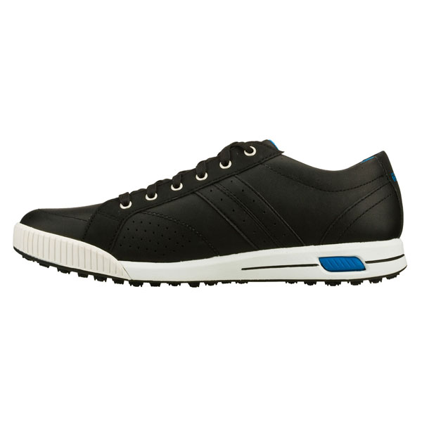 Skechers Men Extra Wide Fit (4E) Shoes - Wedge Black/Blue