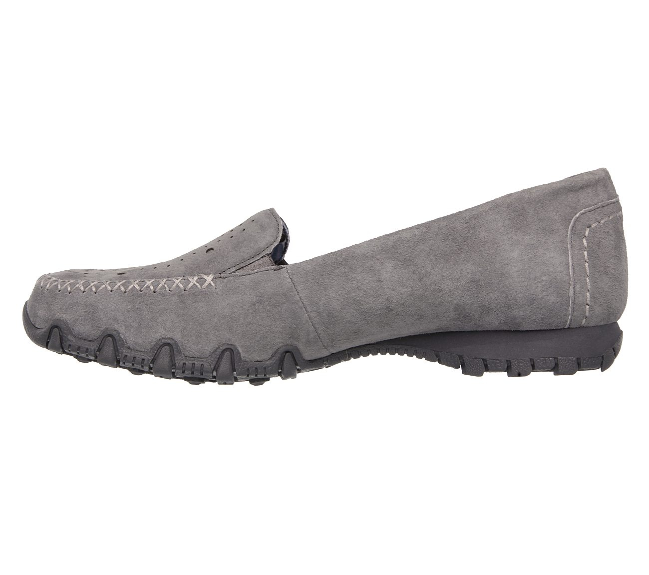 Skechers Women Relaxed Fit: Bikers - Traffic Charcoal