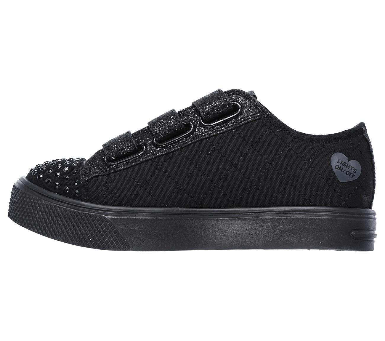 Skechers Girls Twinkle Toes: Twinkle Breeze 2.0 - Sneak Peek Black