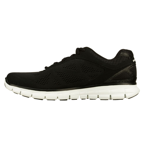 Skechers Men Extra Wide Fit (4E) Shoes - Power Shield Black/White