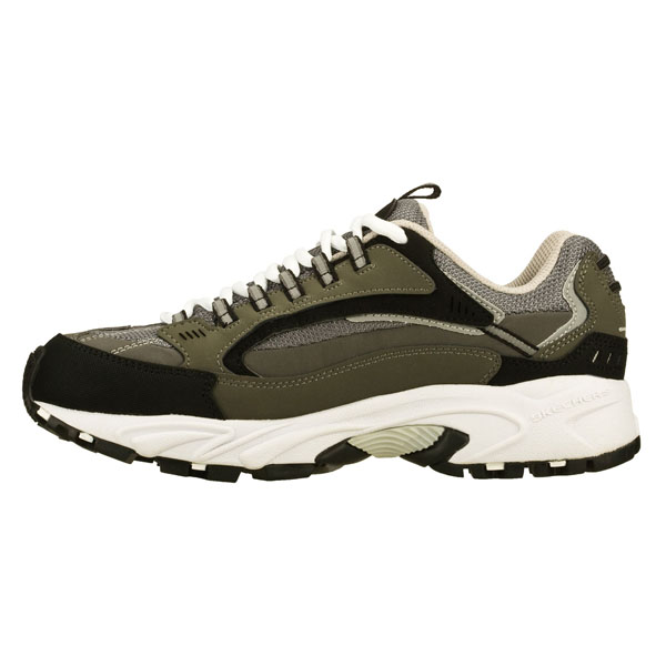 Skechers Men Extra Wide Fit (4E) Shoes - Nuovo Charcoal/Black