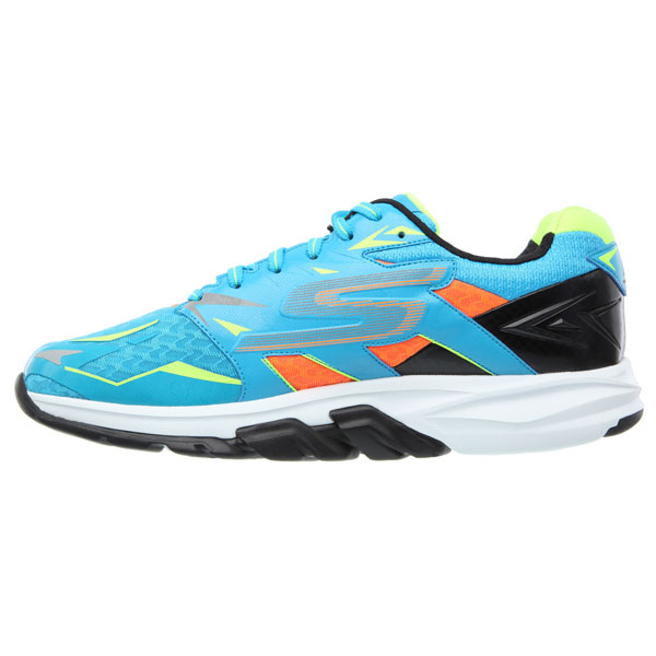 Skechers Men Extra Wide Fit (4E) Shoes - Strada Blue/Lime