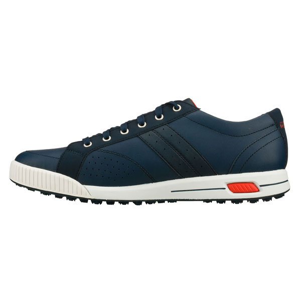 Skechers Men Extra Wide Fit (4E) Shoes - Wedge Navy/Red