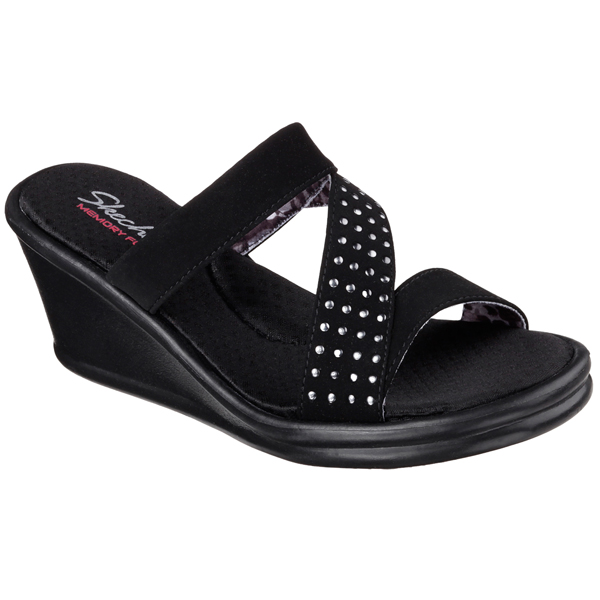 Skechers Women Reggae - Rootsy Vibe Black/Silver