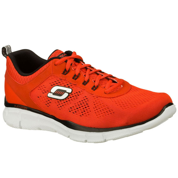 Skechers Men Wide Fit (2E) Shoes - Deal Maker Red/Black