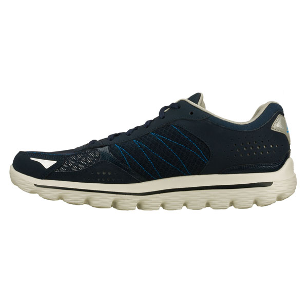 Skechers Men Extra Wide Fit (4E) Shoes - Flash Navy/Gray