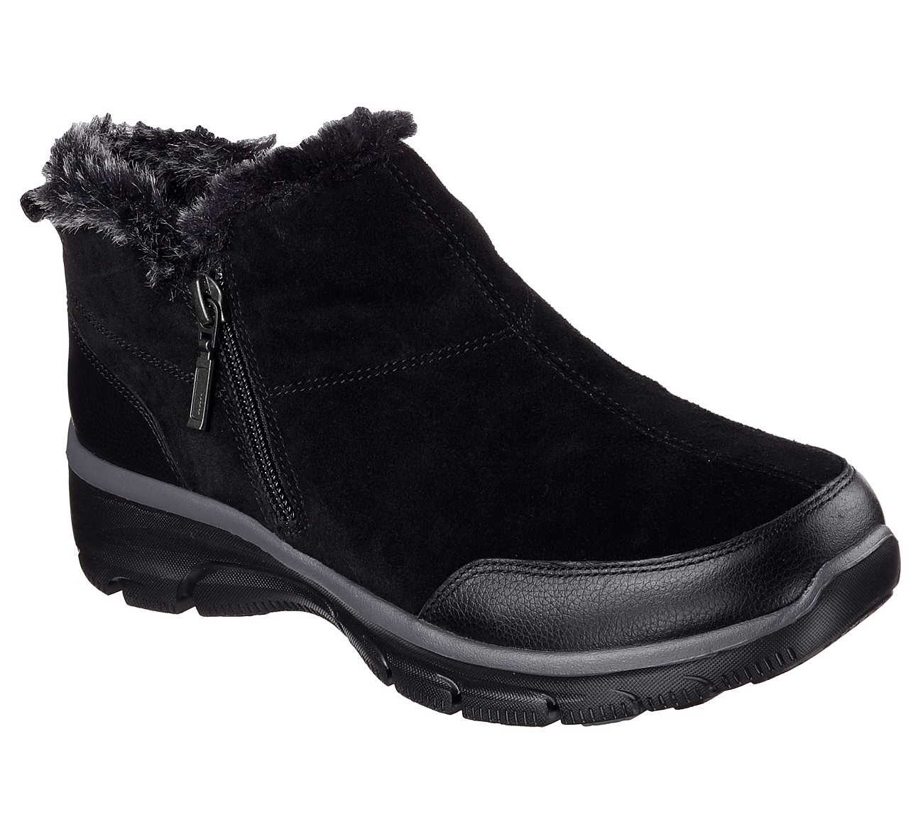 Skechers Women Relaxed Fit: Easy Going - Zip It Black