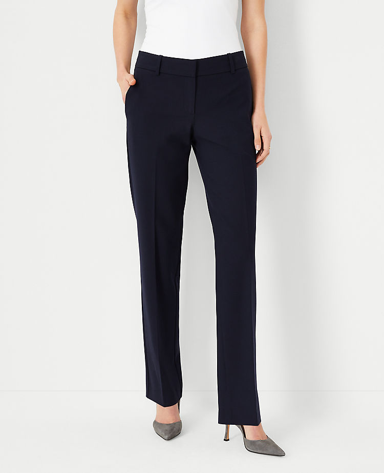 The Sophia Straight Pant in Seasonless Stretch