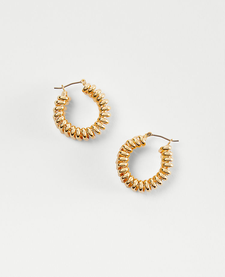Chunky Metal Hoop EarRings