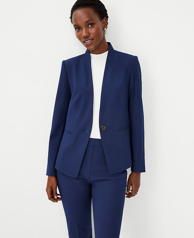 The Cutaway Blazer in Bi-Stretch