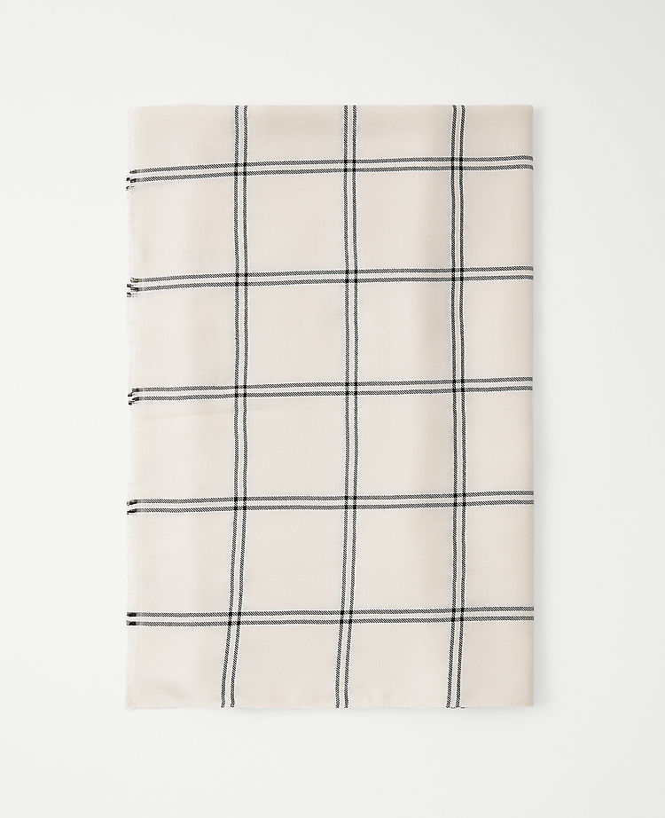 Shimmer Plaid Scarf