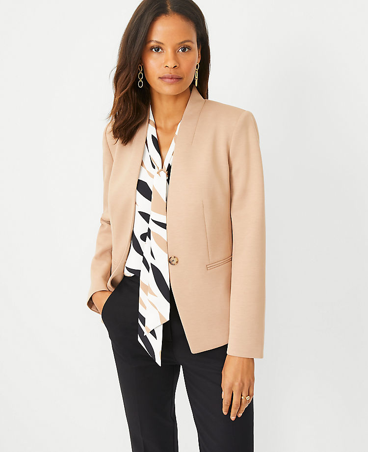The Cutaway Blazer in Double Knit