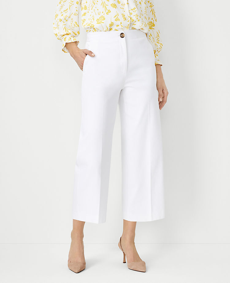 The Kate Wide Leg Crop Pant