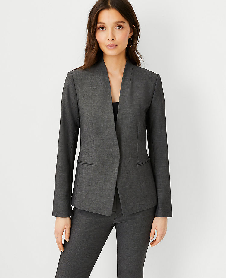 The Cutaway Blazer in Bi-Stretch