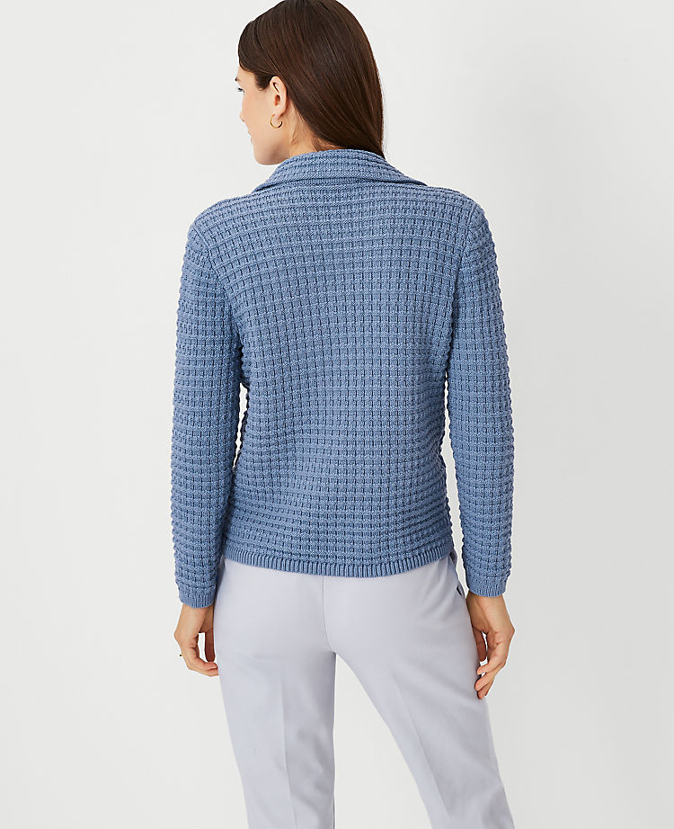 Textured Sweater Jacket