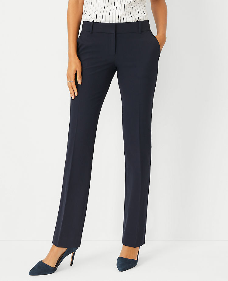 The Sophia Straight Pant in Seasonless Stretch