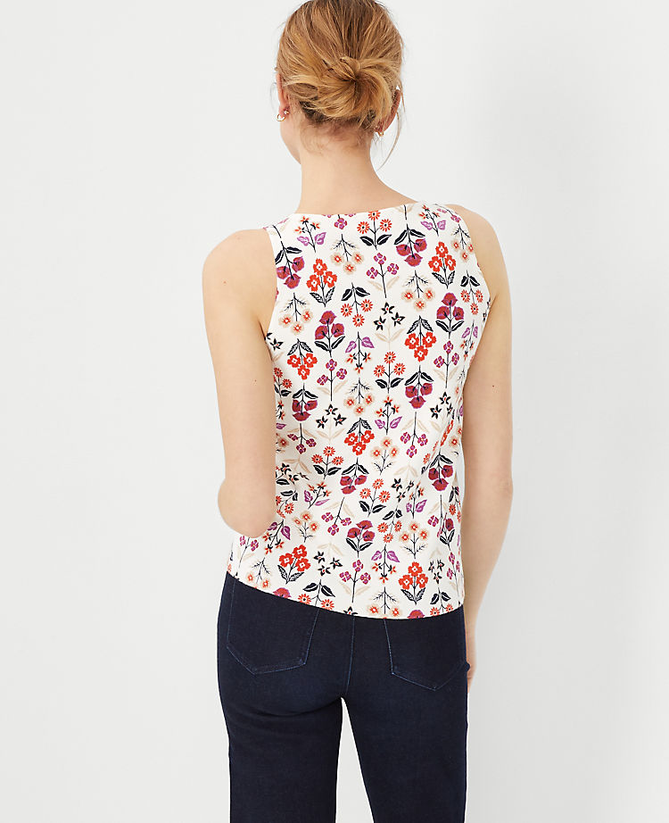 Floral Sweater Shell
