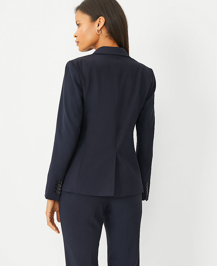 The Long Two-Button Blazer in Seasonless Stretch