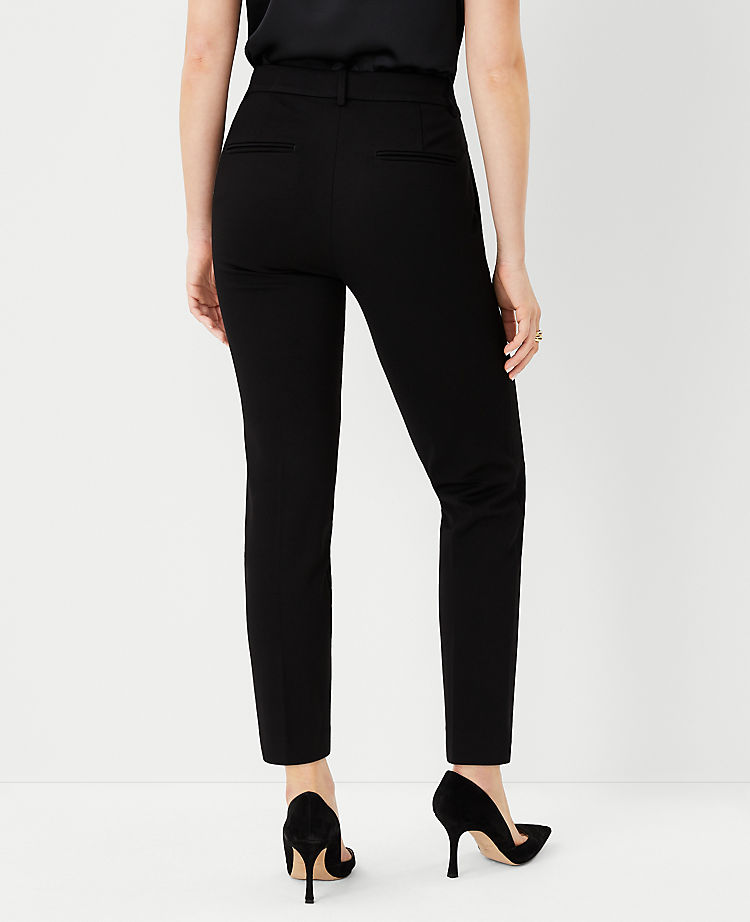 The Eva Ankle Pant in Knit Twill - Curvy Fit