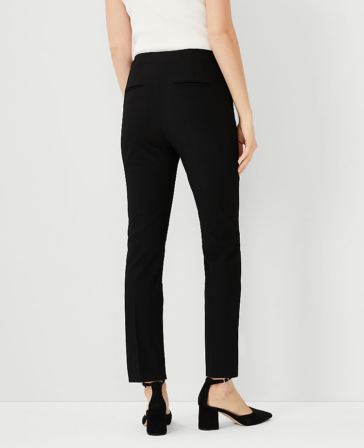 The Side Zip Eva Ankle Pant in Bi-Stretch