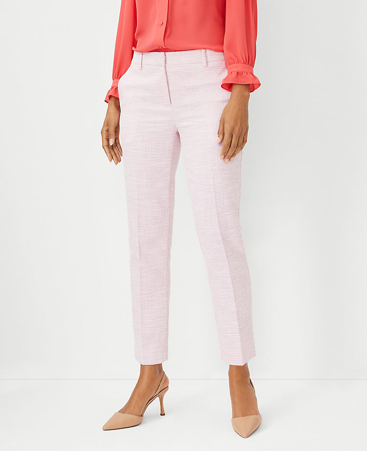 The Eva Ankle Pant in Texture - Curvy Fit
