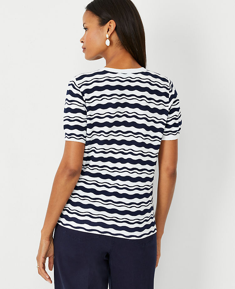 Wave Sweater Tee