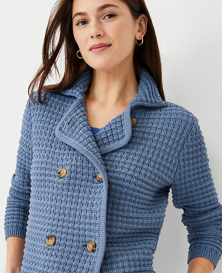 Textured Sweater Jacket