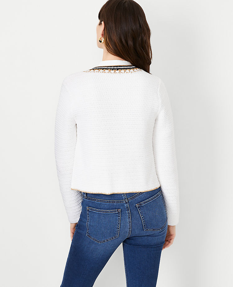 Crochet Trim Jacket