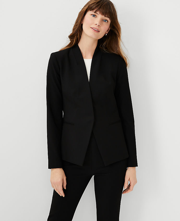 The Cutaway Blazer in Bi-Stretch