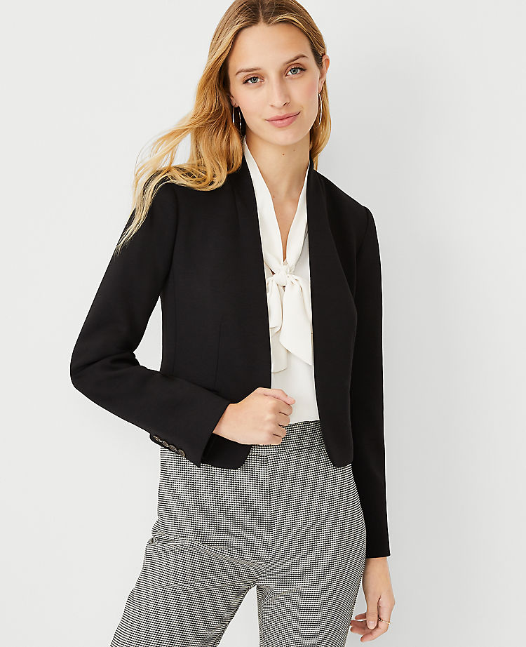 The Cutaway Blazer in Double Knit