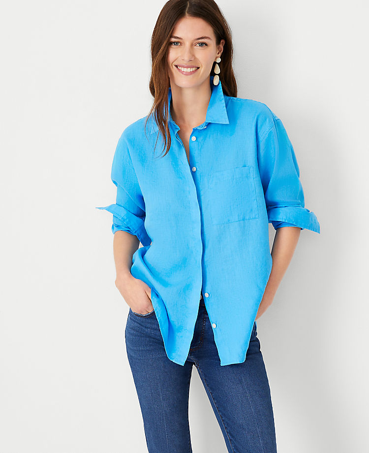 Oversized Linen Shirt