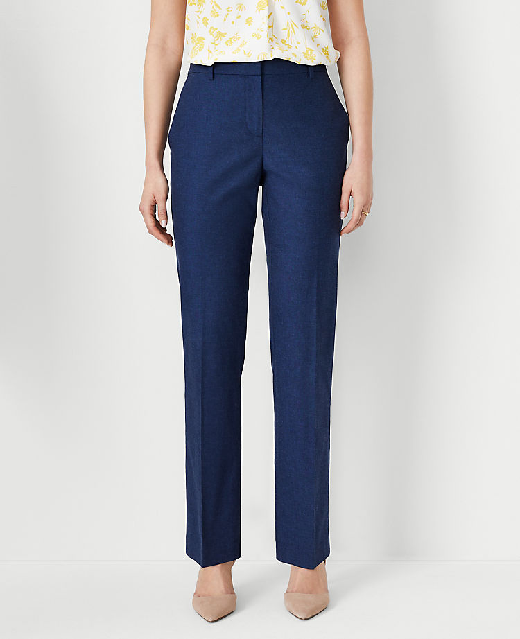 The Sophia Straight Pant in Lightweight Refined Denim
