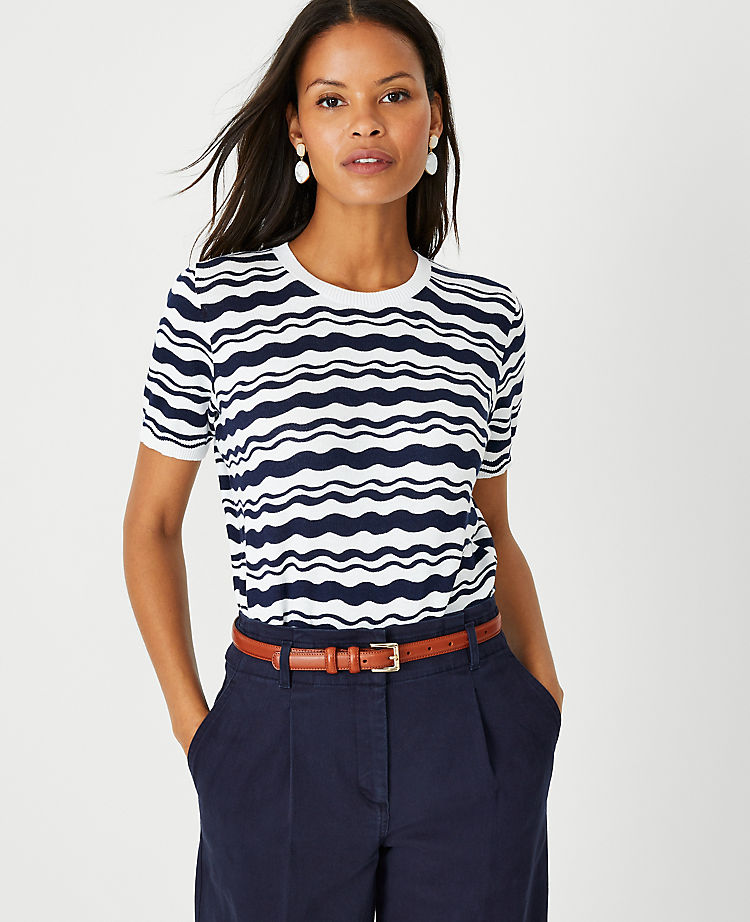 Wave Sweater Tee