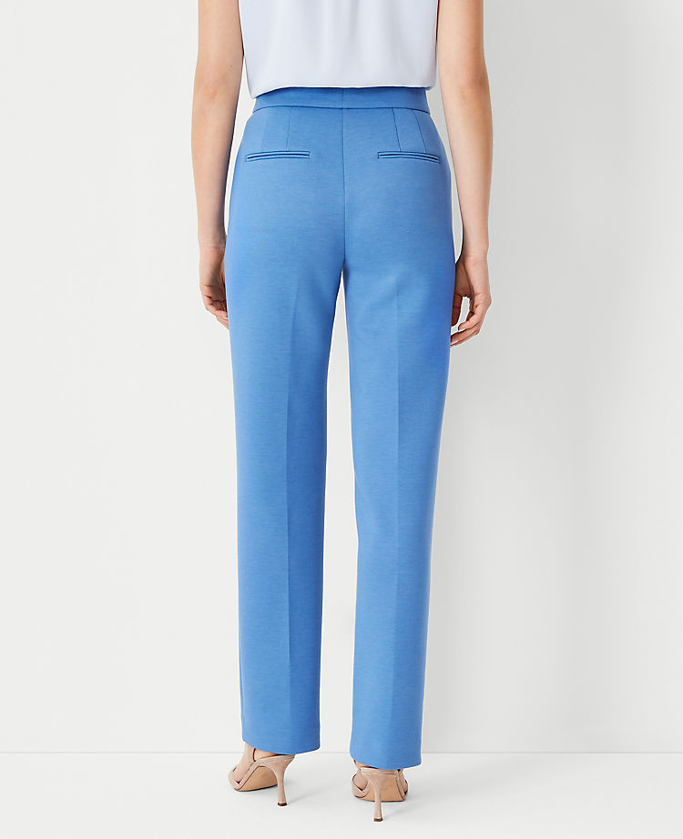 The Sophia Straight Pant in Double Knit