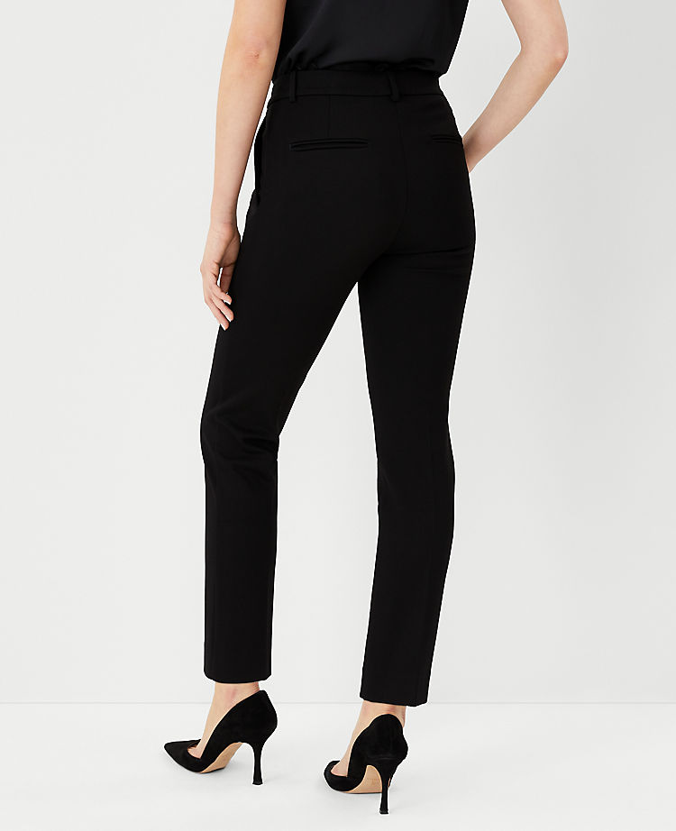 The Eva Ankle Pant in Knit Twill