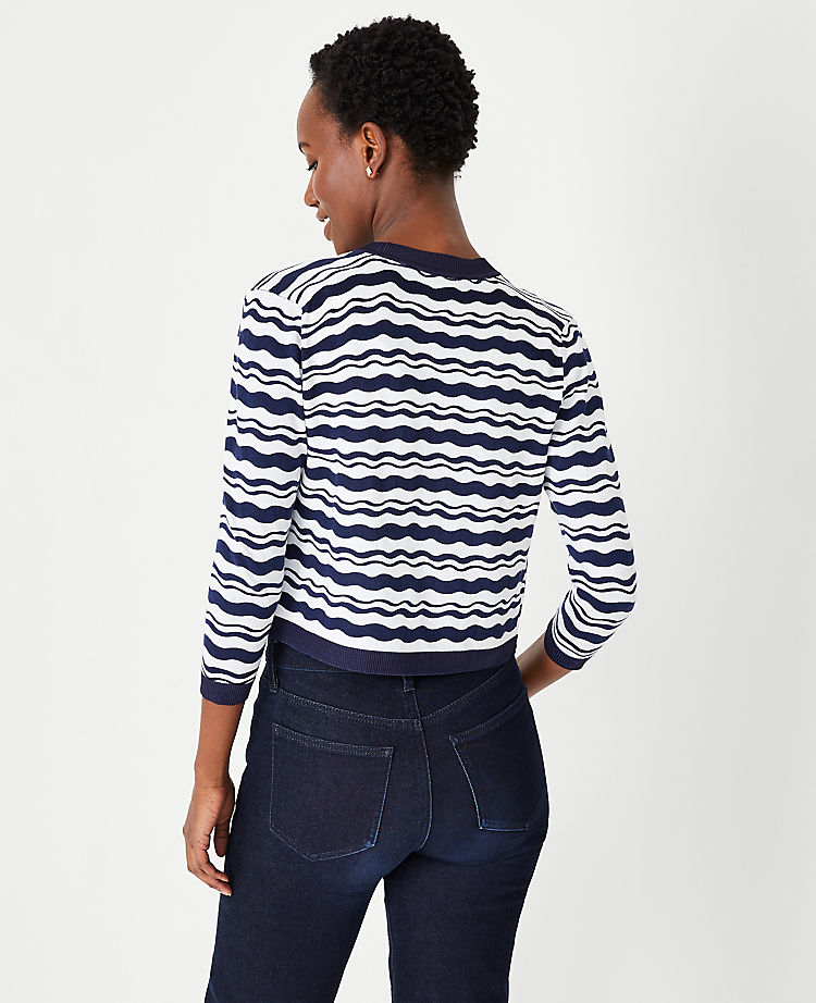 Wave Open Cardigan