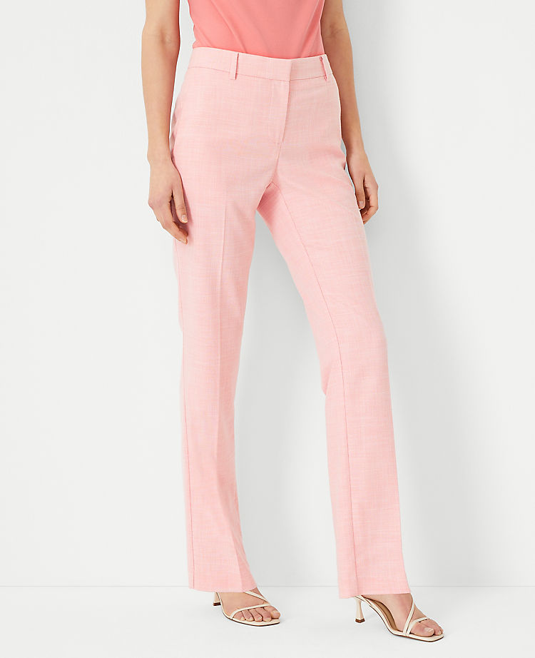 The Sophia Straight Pant in Texture