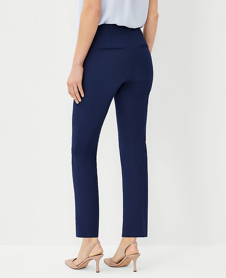 The Side Zip Eva Ankle Pant in Bi-Stretch
