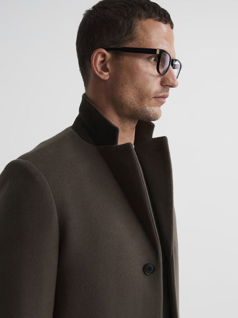 Gable Wool-blend Epsom OverCoat