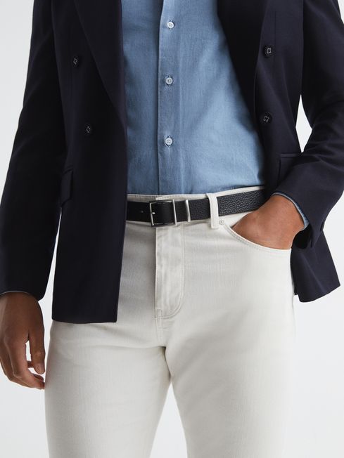 Cooper Grained Leather Belt