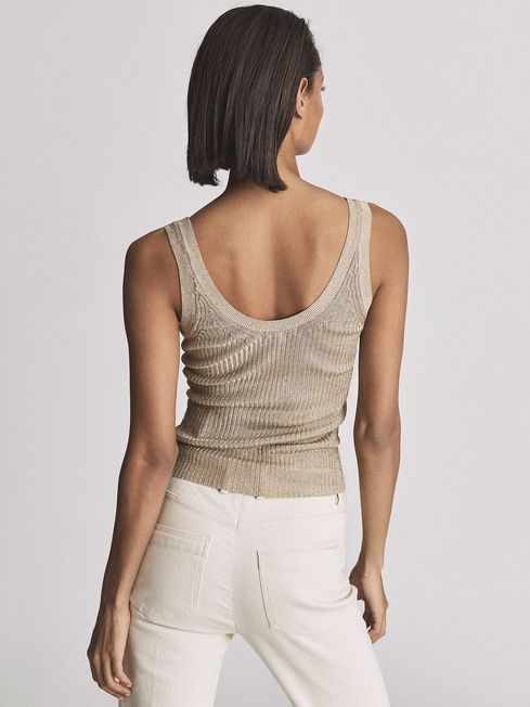 Imogen Metallic Vest Top