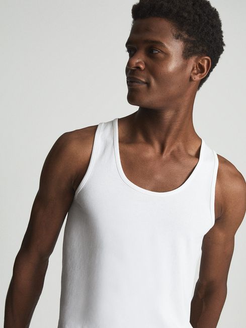 Vinnie Stretch Organic Cotton Nightwear Vest
