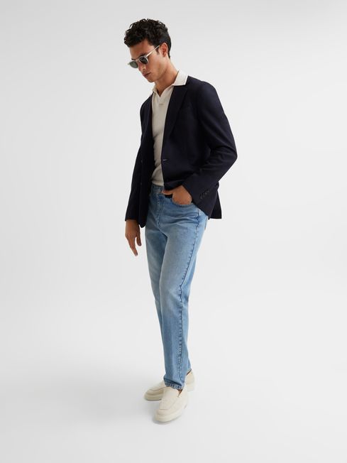 Wade Washed Tapered Slim Jeans