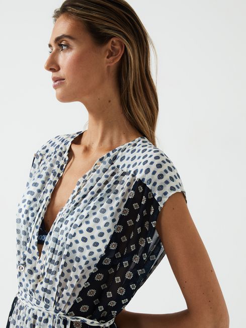 Ronnie Printed Long Kaftan