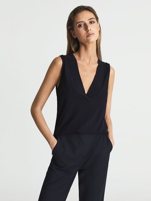 Taylor V-Neck Shell Blouse