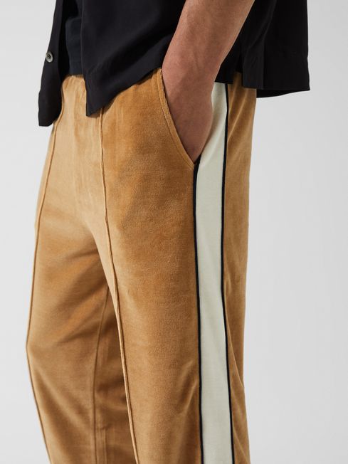 Ernest - Che Velour Contrast Panel Joggers